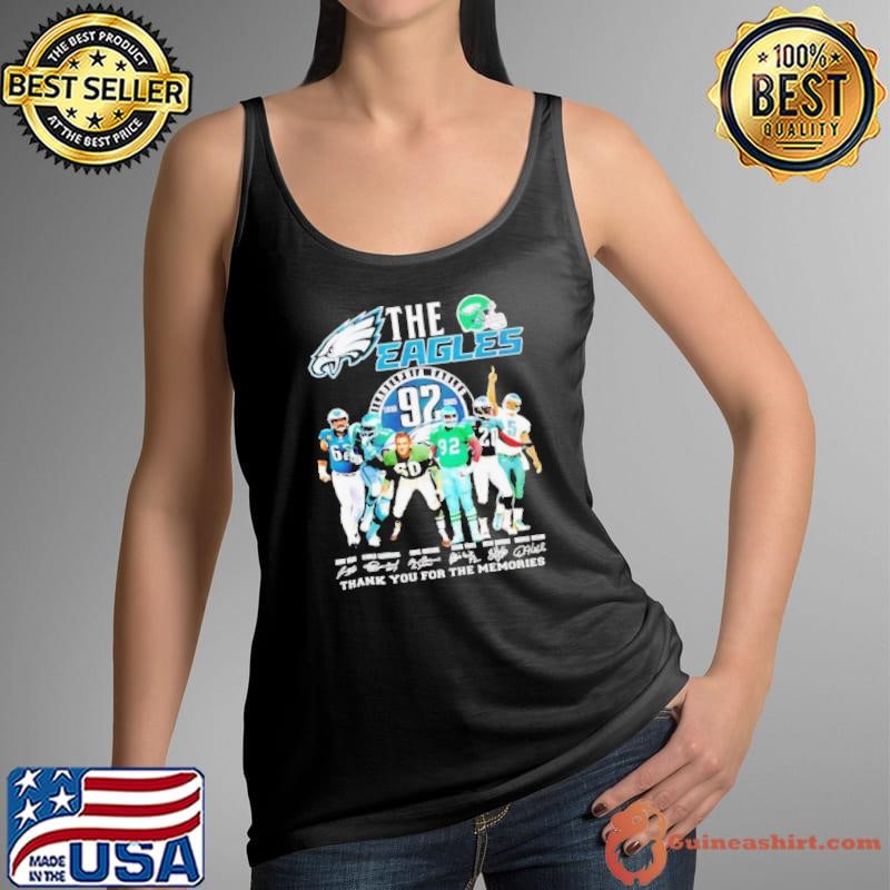Philadelphia Eagles 92 years thank you for the memories signature shirt