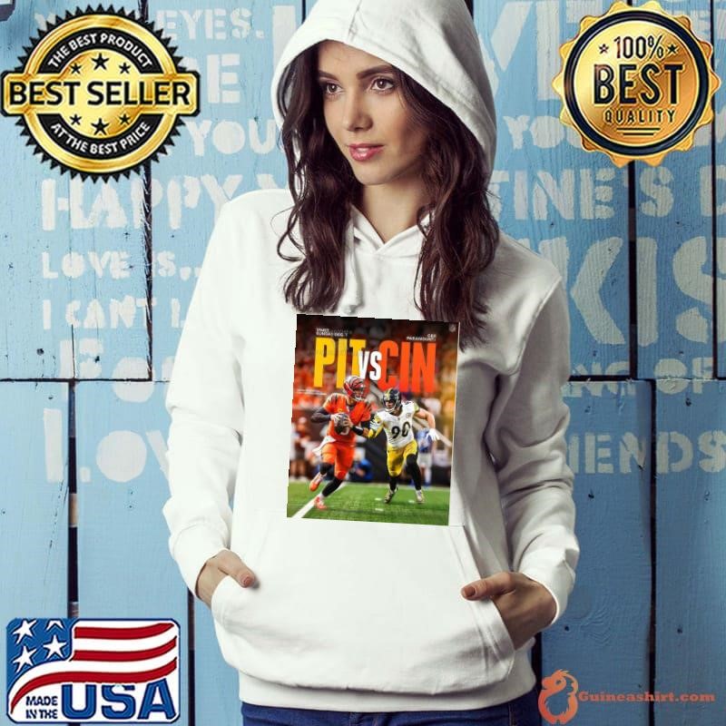Pittsburgh Steelers Vs Cincinnati Bengals Matchup Sun December 01 2024 Poster Hoodie
