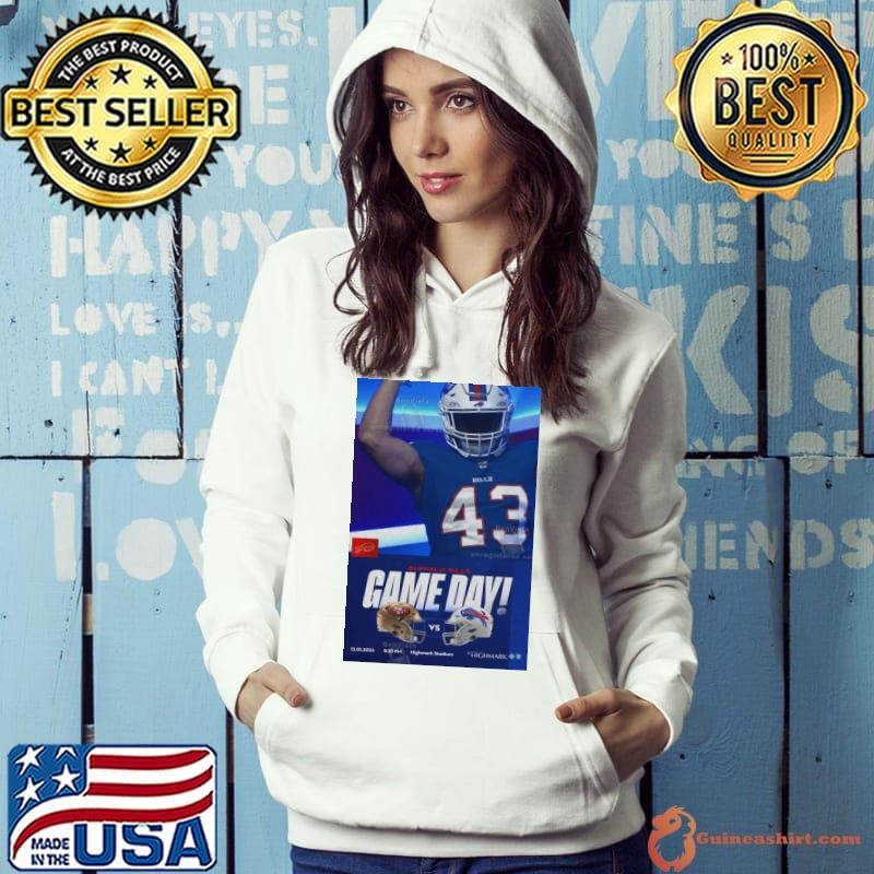 Poster Game Day Buffalo Bills vs SF 49ers Dec 1 2024 Highmark Stadium Hoodie