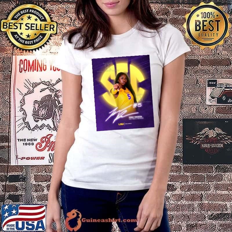Poster Jurnee Robinson First Team All Conference LSU Volleyball Signature shirt