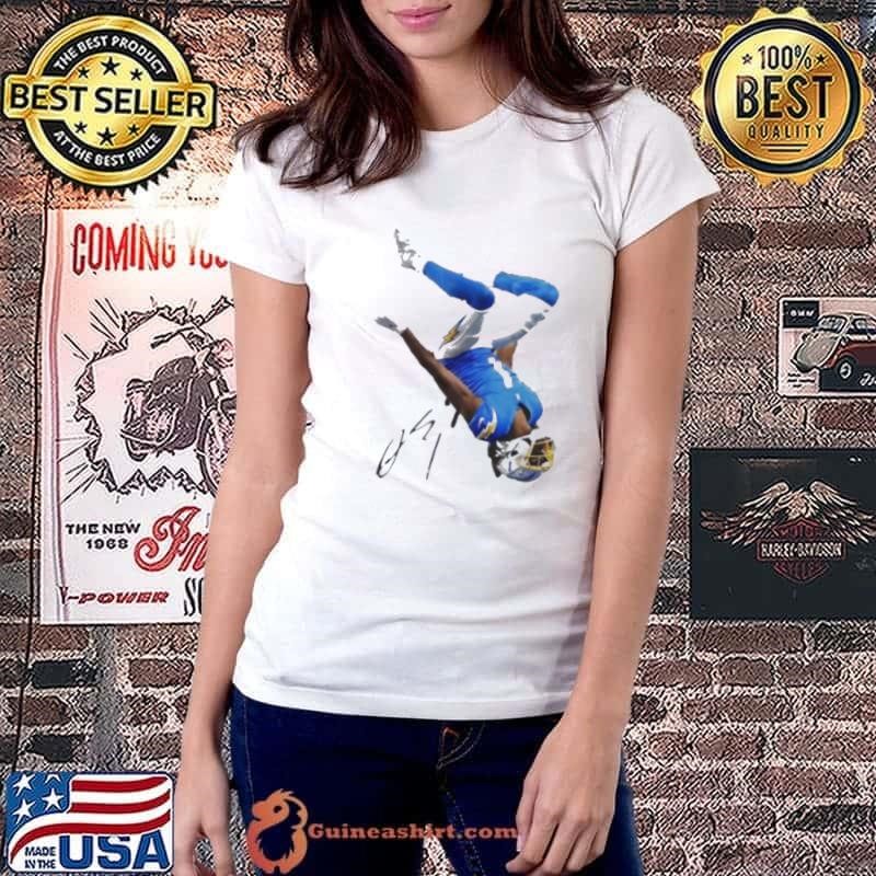 Quentin Johnston Los Angeles Chargers Backflip Signature Shirt