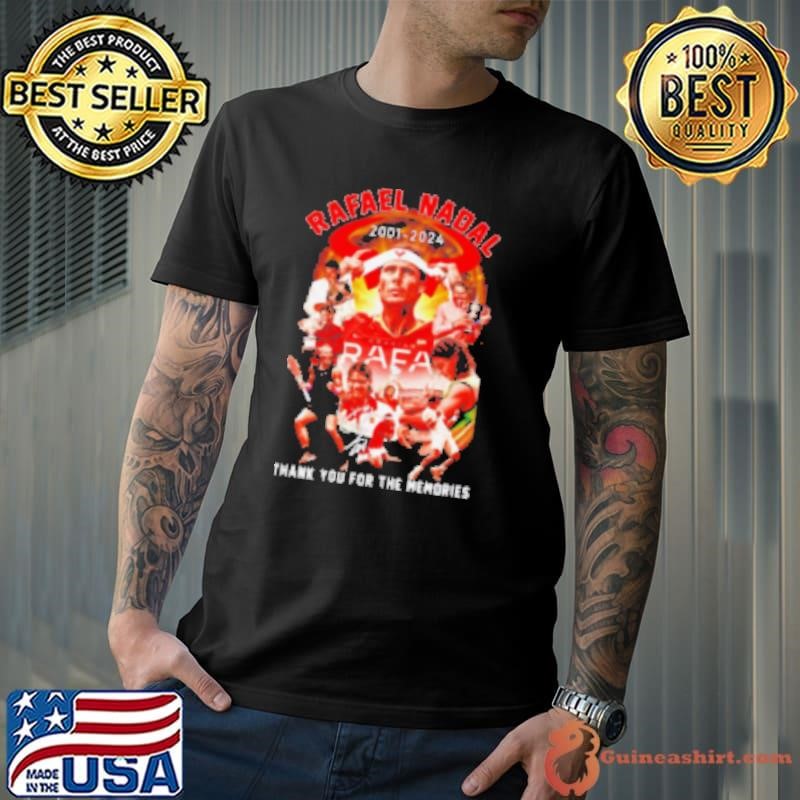 Rafael Nadal tennis player 2001 2024 thank you for the memories Unisex
