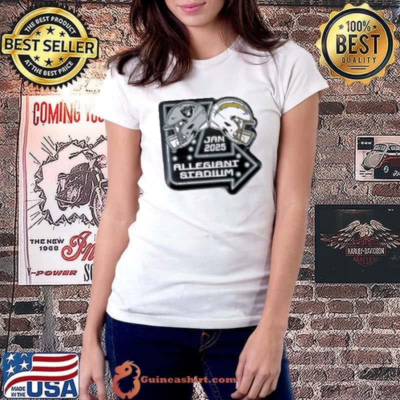Raiders Vs. Chargers 2025 Game Day Pin Ladiestee