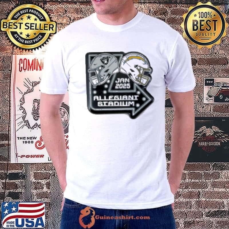 Raiders Vs. Chargers 2025 Game Day Pin Unisex
