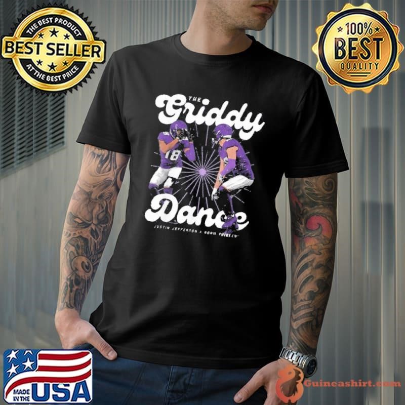 Retro Justin Jefferson Dance Design 90S Graphic Shirt