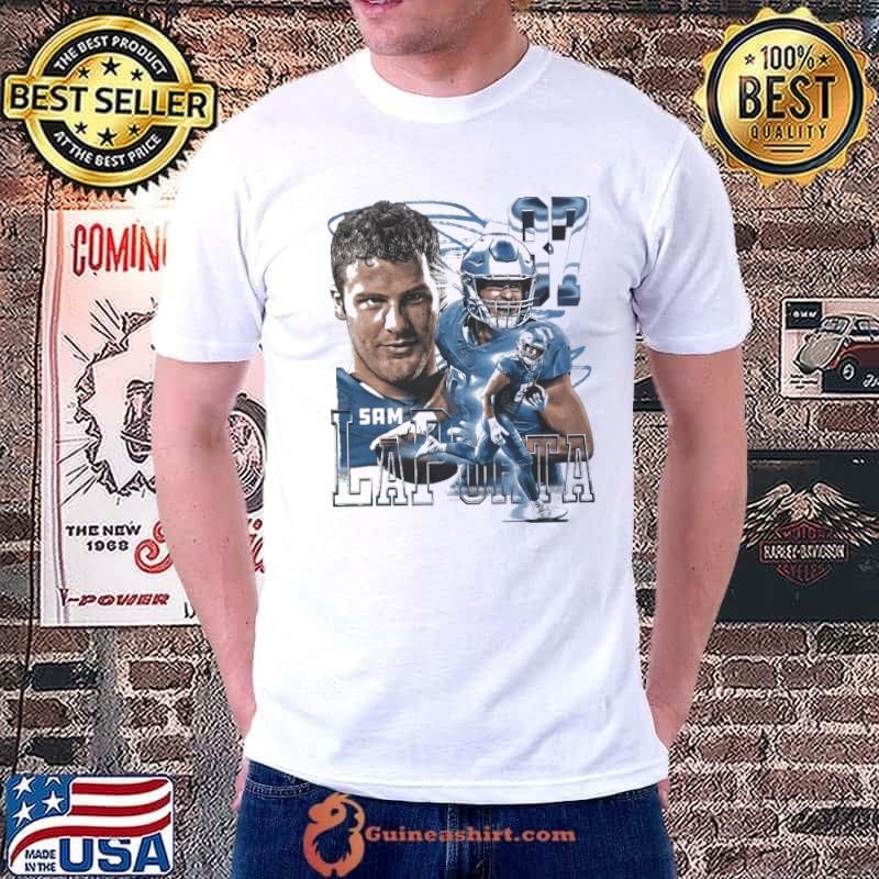 Sam LaPorta American professional football tight end Detroit Vintage T-Shirt
