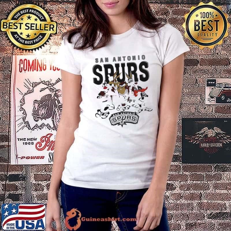 San Antonio Spurs Looney Tunes Nba Basketball Ladiestee