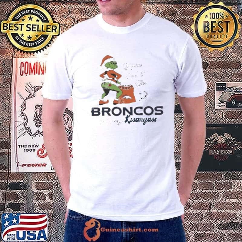 Santa Grinch If You Don’t Like Denver Broncos Merry Kissmyass Unisex