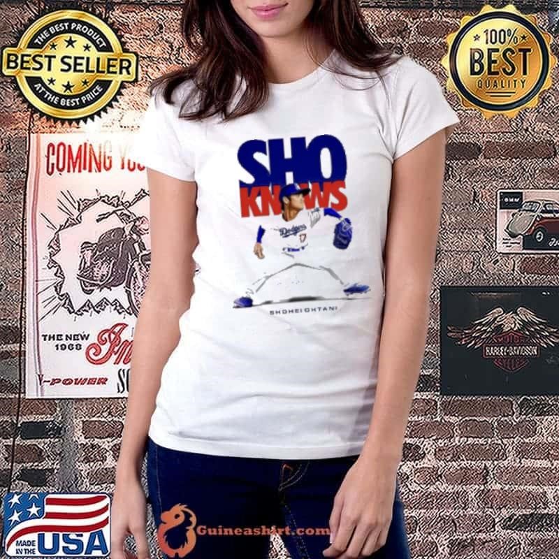 Shohei Ohtani Sho know Los Angeles Dodgers signature Ladiestee