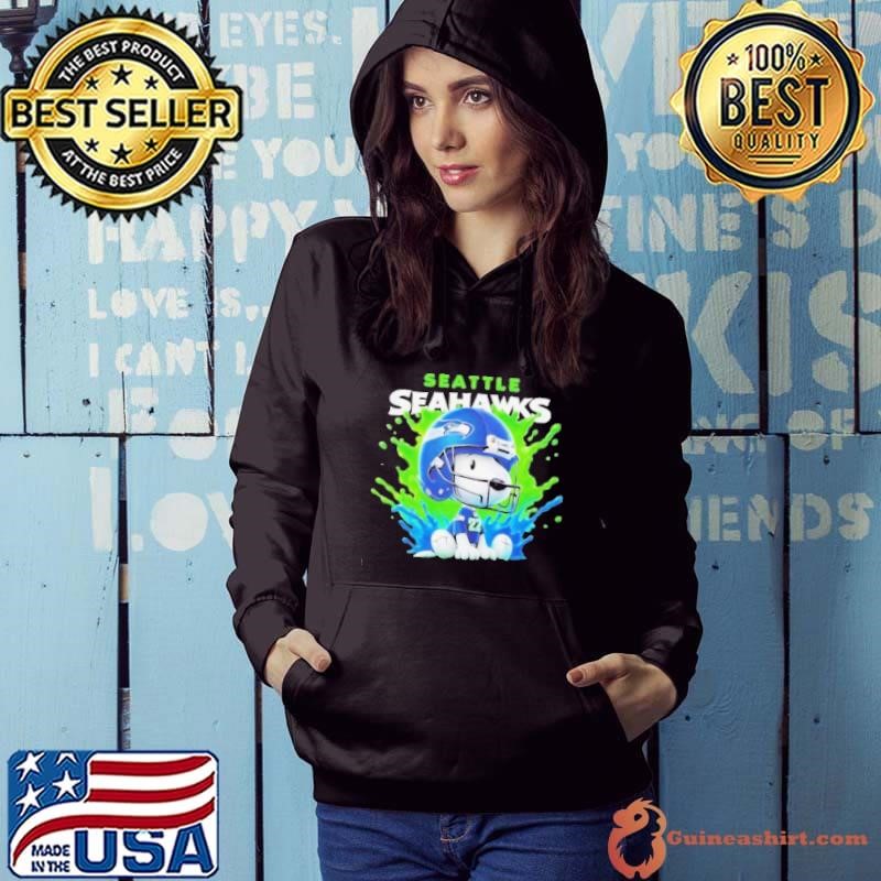 Snoopy Joe Cool Seattle Seahawks Football Hoodie