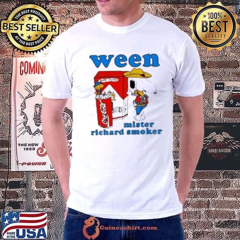Snoopy and Woodstock Ween mister richard smoker shirt Unisex