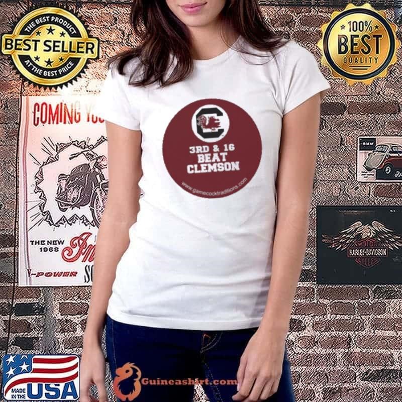 South Carolina Gamecocks 3rd and 16 Beat Clemson Tigers Happy Monday Ladiestee