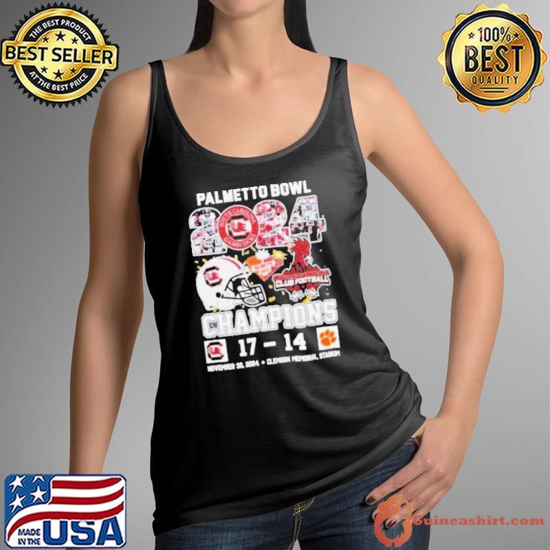 South Carolina Gamecocks The Palmetto Bowl 2024 Champions Victory 17 14 T Tank Top
