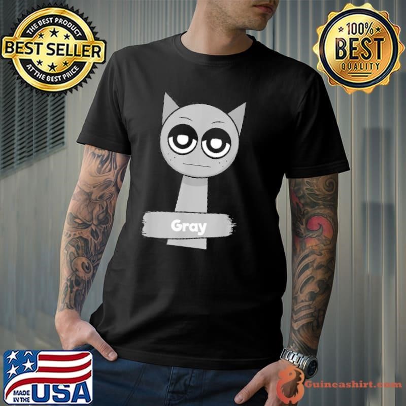 Sprunki Gray Funny Beat For Boys Girls Shirt
