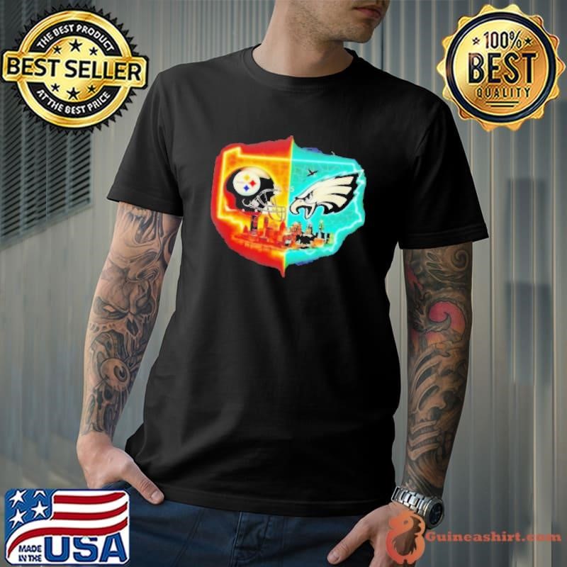 Steelers and Eagles december 15 t shirt