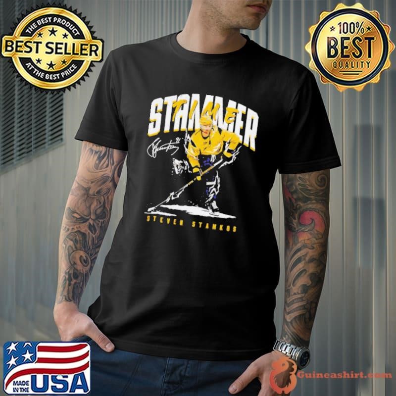 Steven Stamkos Nashville Predators NHL hockey stammer time signature vintage shirt