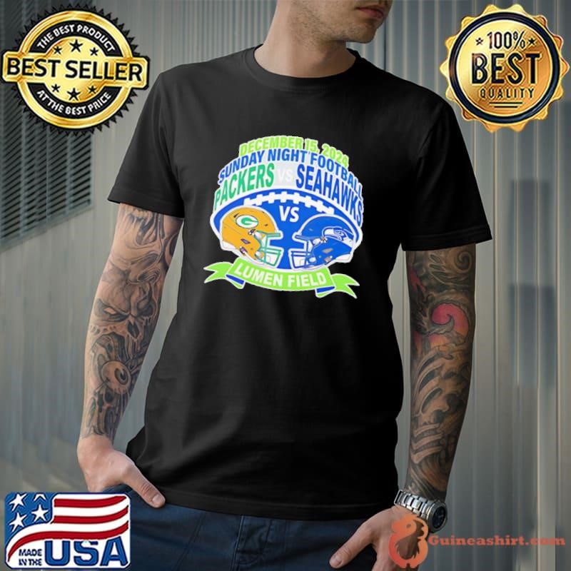 Sunday Night football Packers vs Seahawks Lumen Field shirt