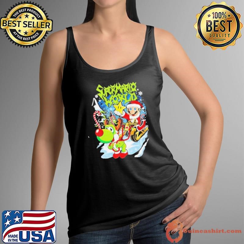 Super Santa Super Mario World christmas shirt