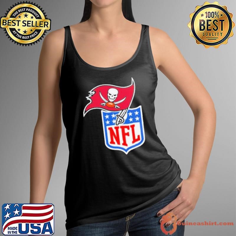 Tampa Bay Buccaneers X NFL logo Tank Top