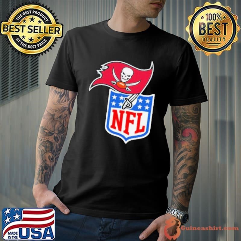 Tampa Bay Buccaneers X NFL logo shirt