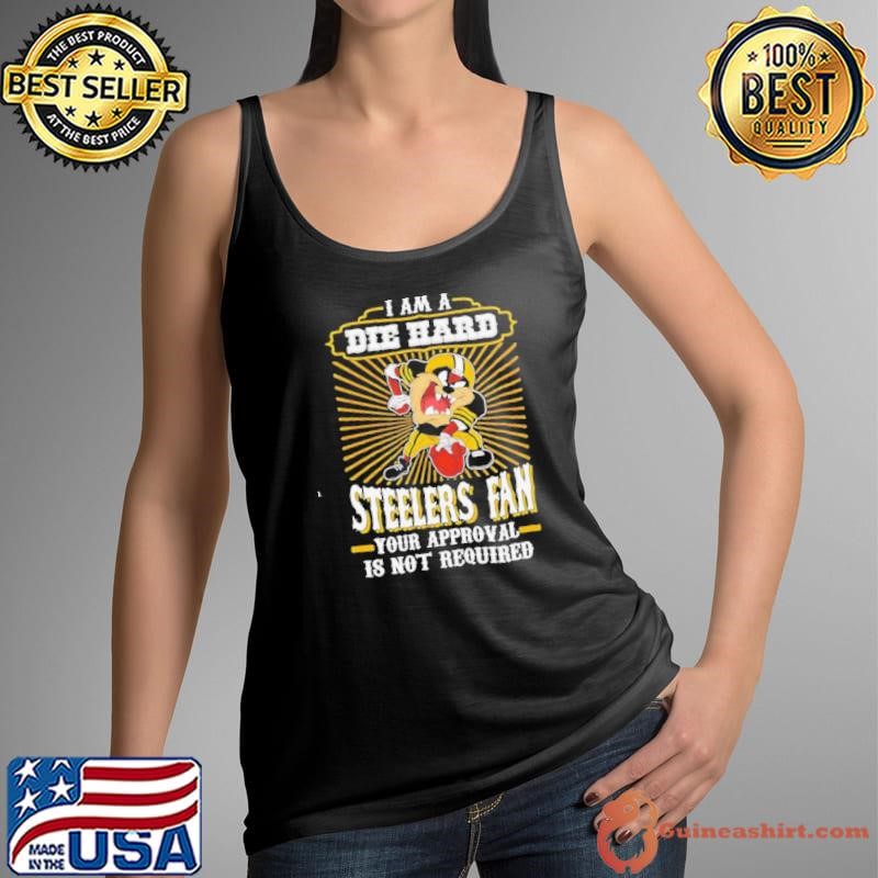 Taz Devil Pittsburgh Steelers fan your approval is not required shirt