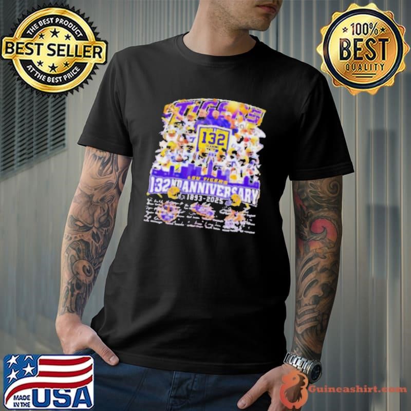 The LSU Tigers 132th Anniversary 1893 2025 signature Unisex