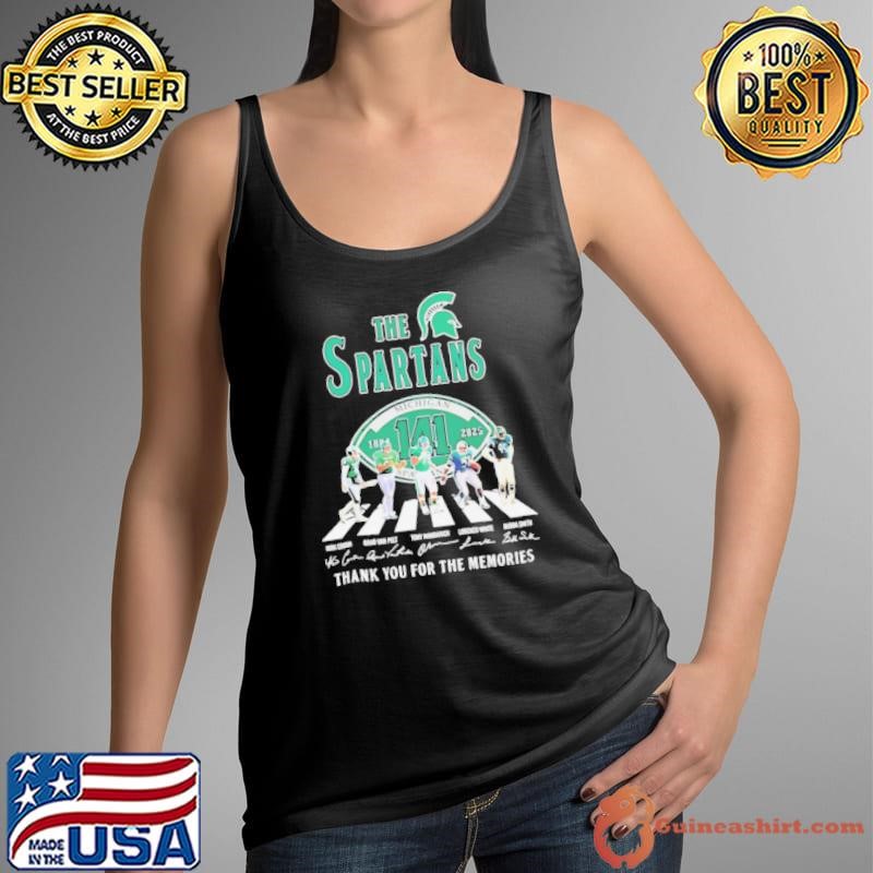 The Michigan State Spartans 141st Anniversary 1884 2025 signatures Tank Top