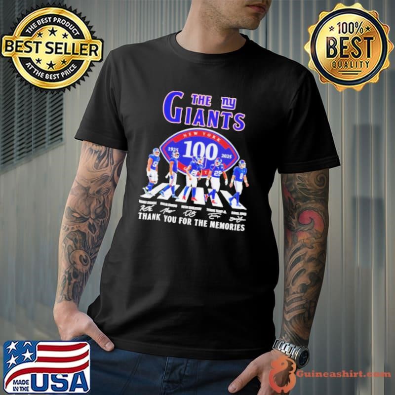 The New York Giants 100th Anniversary 1925 2025 abbey road signature Unisex