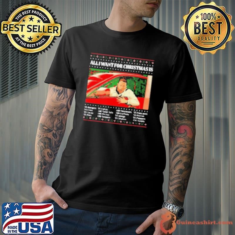 Tim Robinson all I want for Christmas is 55 burgers cokes fries Unisex