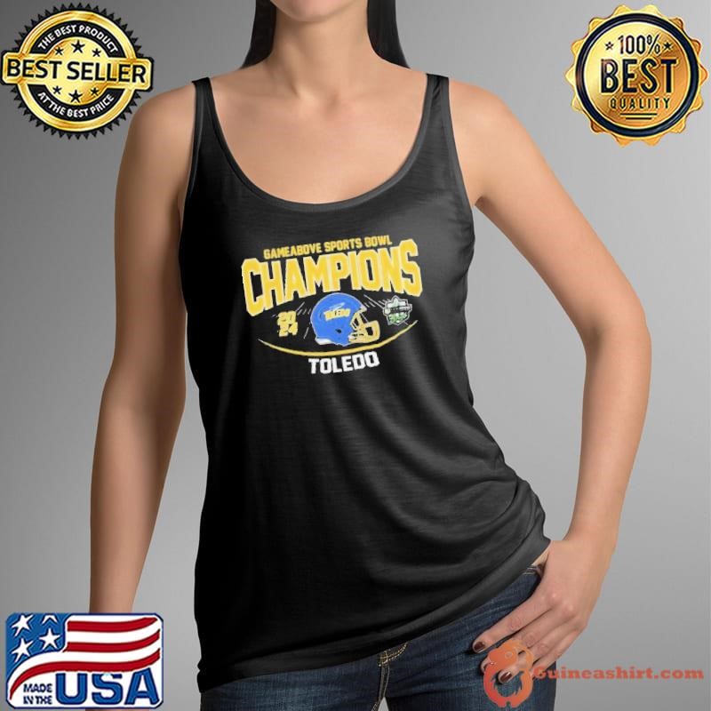 Toledo Rockets Football 2024 GameAbove Sports Bowl Bound Champions Tank Top