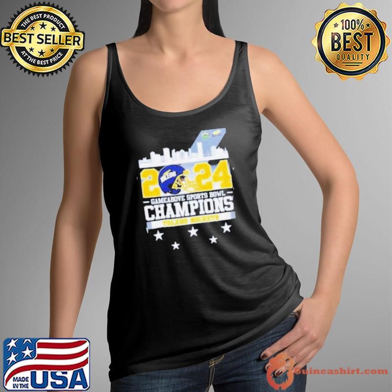 Toledo Rockets Gameabove Sports Bowl 2024 Champions Skyline Shirt