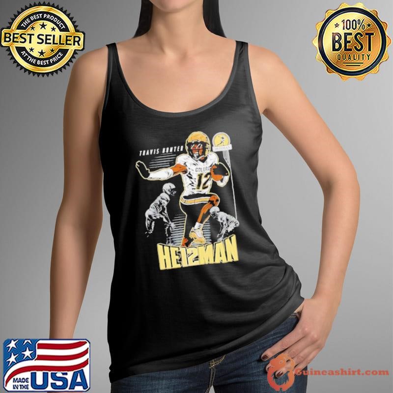 Travis Hunter Heisman Winner Colorado Buffaloes cartoon Tank Top