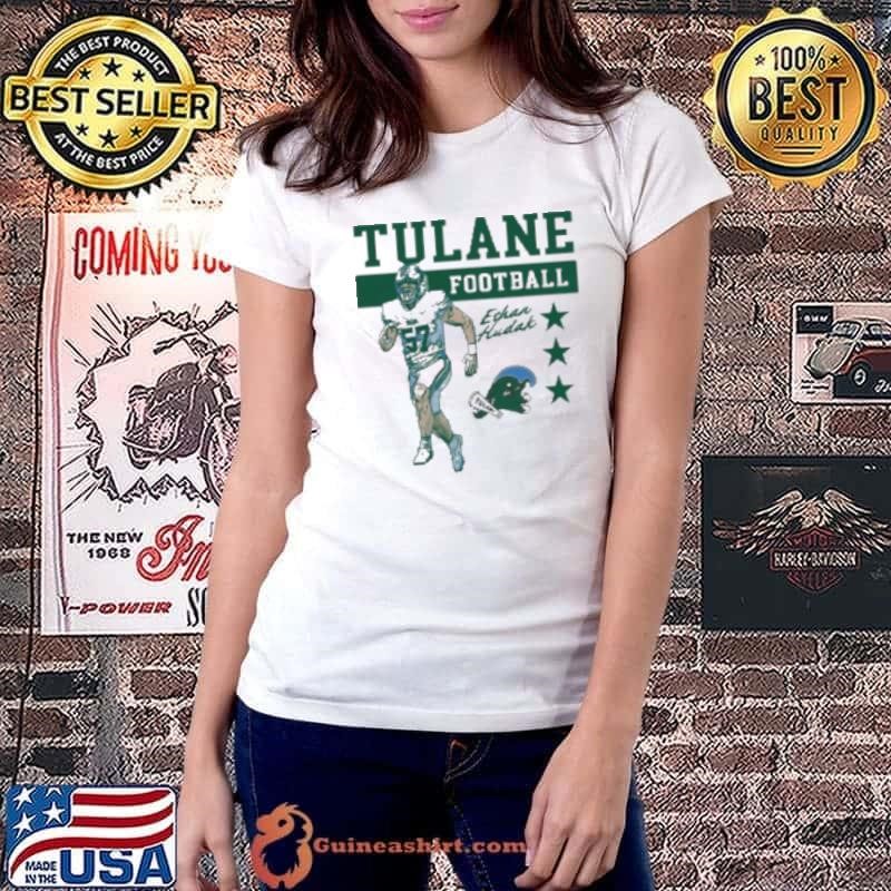 Tulane 2024 White Wave Crew Ladiestee