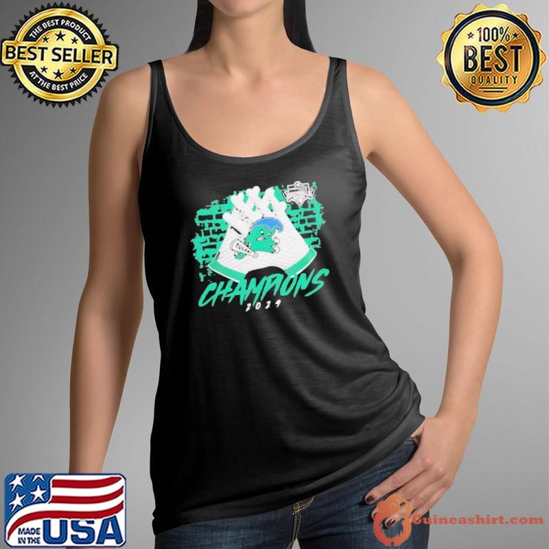 Tulane Green Wave 2024 Mortgage Gasparilla Bowl Champions Tank Top