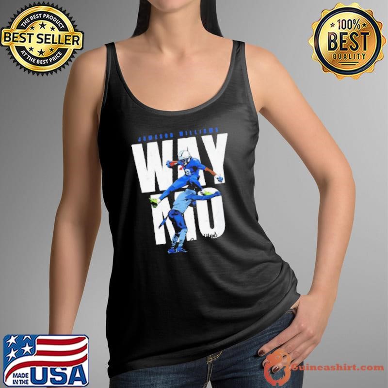 Waymo Jameson Williams player Detroit Lions NFL hurdles signature shirt