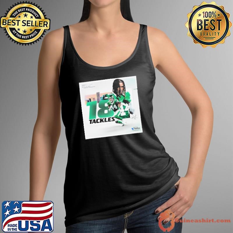 Week 14 New York Jets At Miami Dolphins Jamien Sherwood 18 Tackles Signature Poster Tank Top