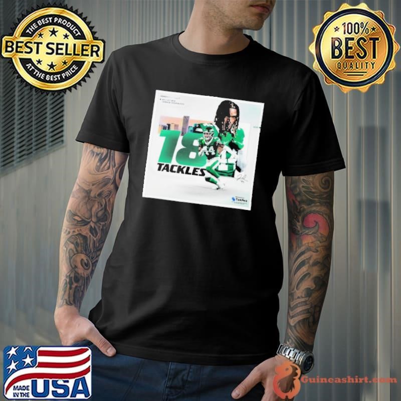 Week 14 New York Jets At Miami Dolphins Jamien Sherwood 18 Tackles Signature Poster shirt