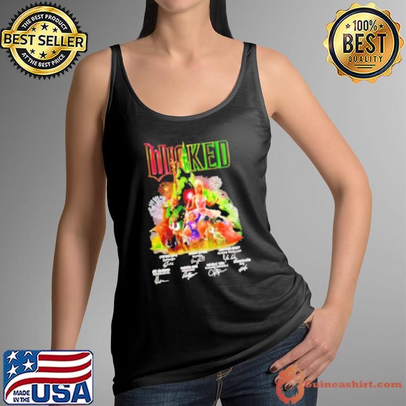 Wicked Cynthia Erivo Ariana Grande Jonathan Bailey signatures Shirt