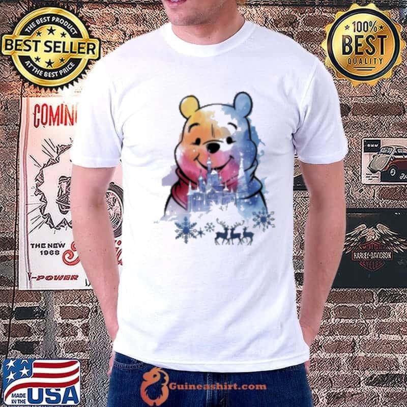 Winnie the Pooh Castle Snowflakes Christmas 2024 Unisex