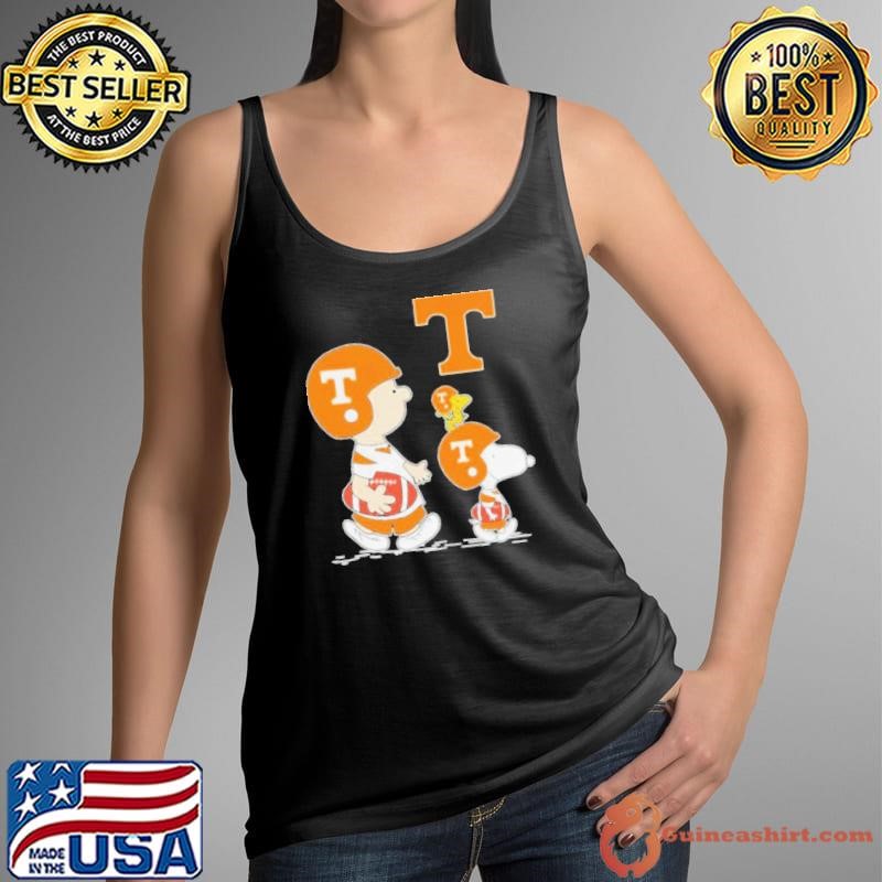 Woodstock and Charlie Brown Tennessee Volunteers legendary Peanuts characters Shirt