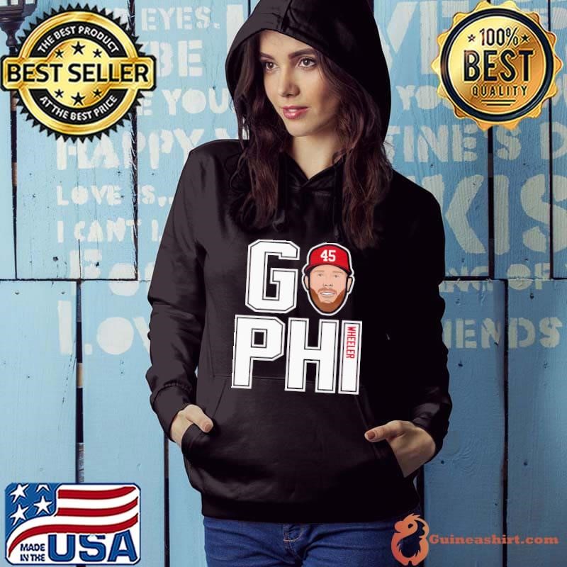 Zack wheeler go phi American professional baseball pitcher Philadelphia Phillies T-Shirt
