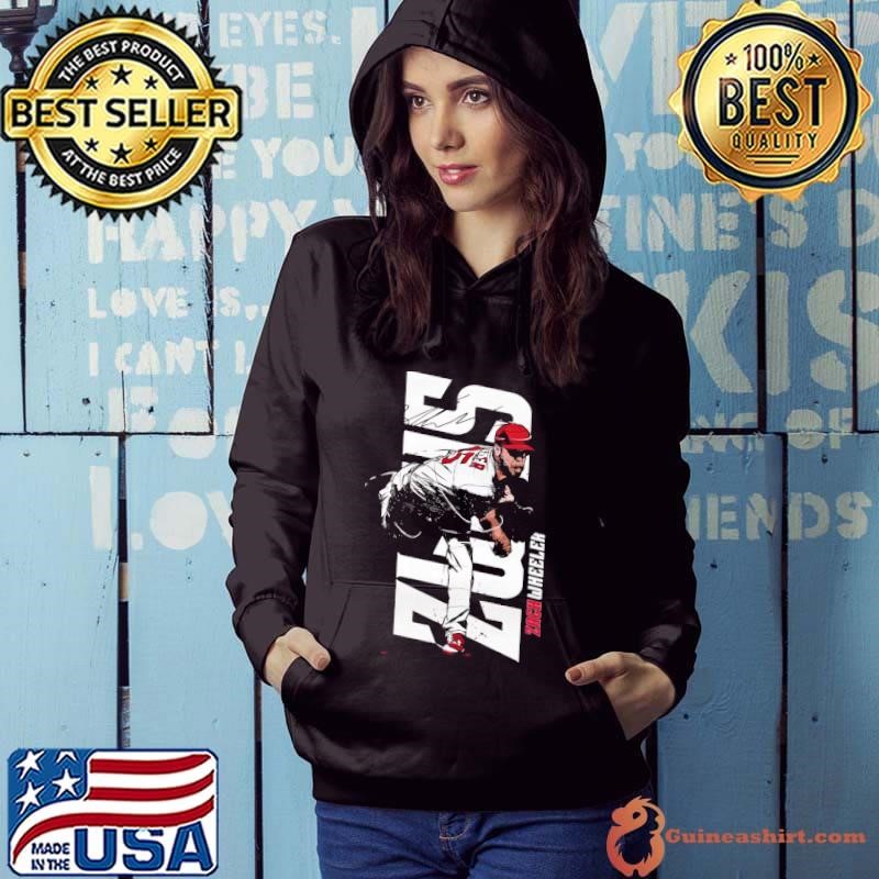 Zack wheeler vertical American professional baseball pitcher Philadelphia Phillies Hoodie