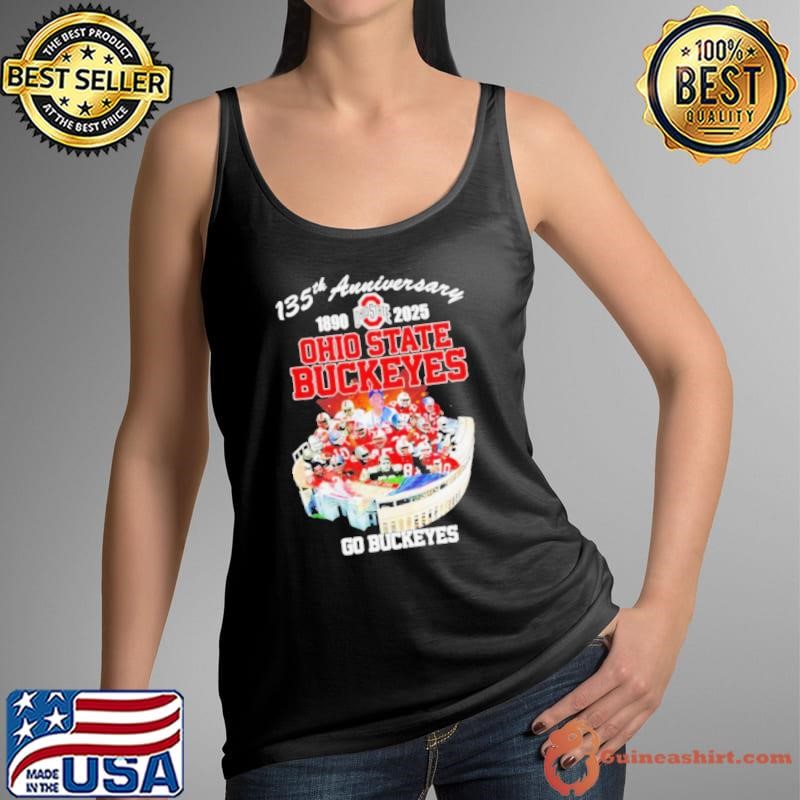 135th anniversary 1890 2025 Go Ohio State Buckeyes team Tank Top