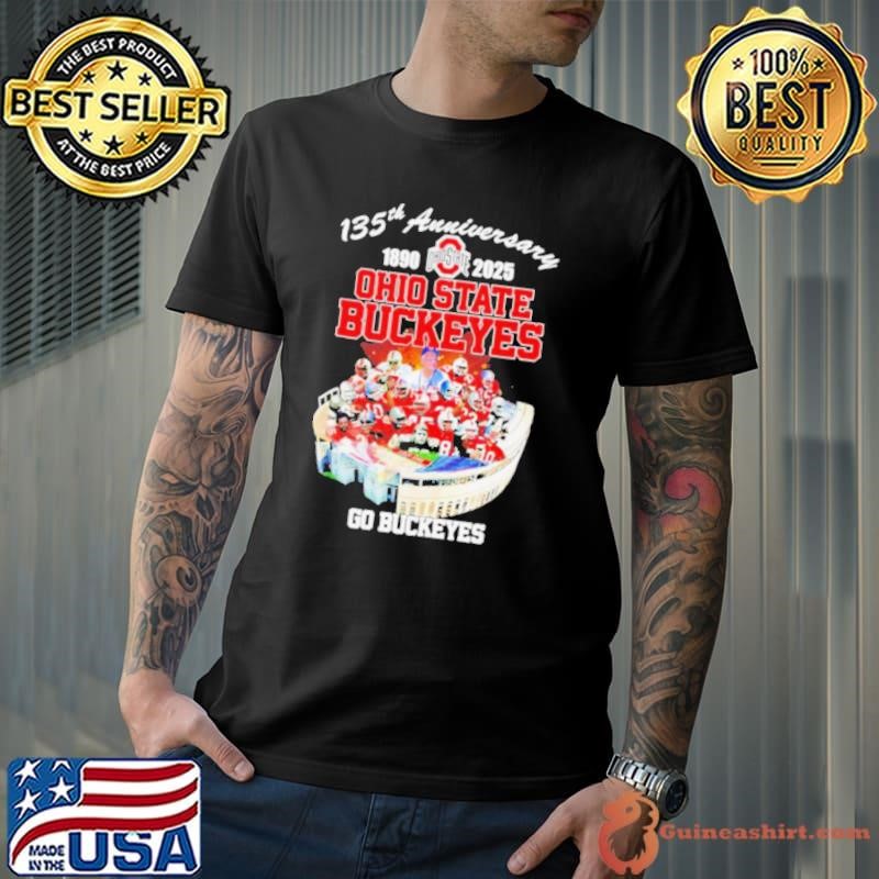135th anniversary 1890 2025 Go Ohio State Buckeyes team Unisex