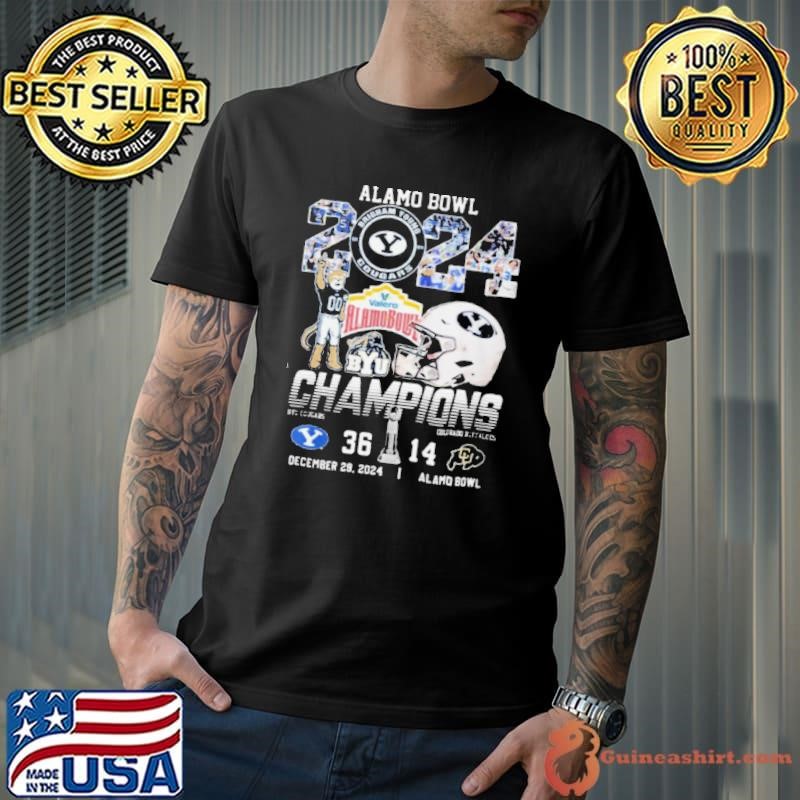 Alamo Bowl 2024 Champions BYU 36 14 Colorado Shirt