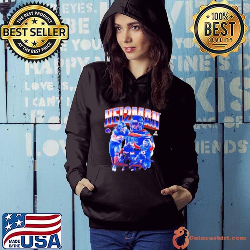 Ashton Jeanty Heisman Finalist Player Boise State Broncos Football Shirt