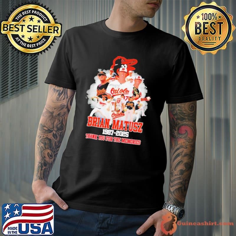 Baltimore Orioles Brian Matusz 1987 2025 thank you for the memories shirt