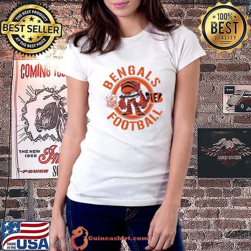 Bengals Football Nfl Rush Zone Cartoon Character Shirt