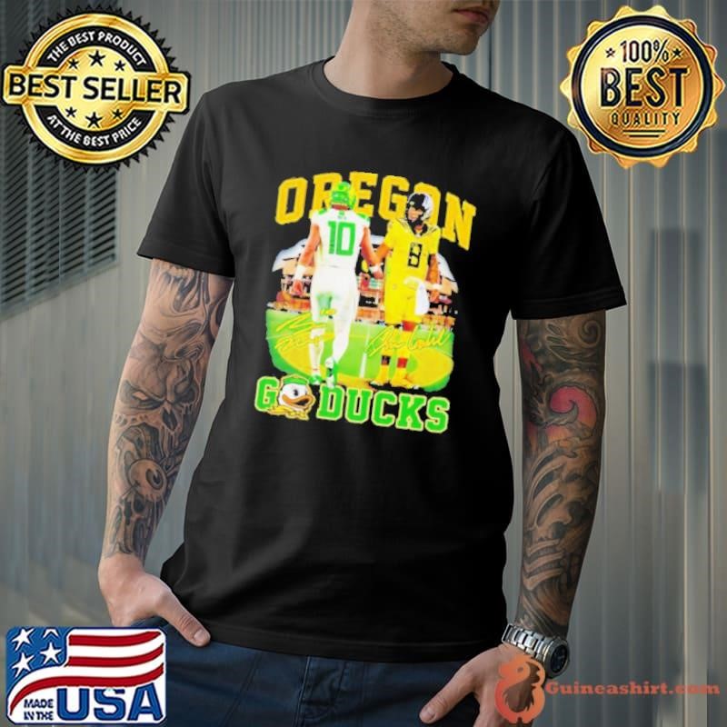 Bo Nix and Dillon Gabriel Oregon Ducks go Ducks signatures Unisex