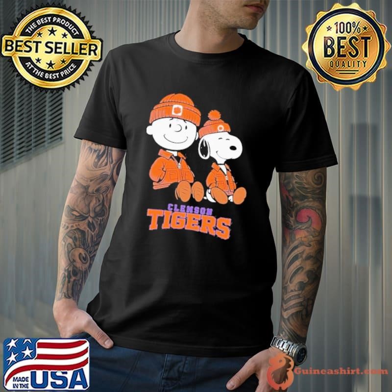 Clemson Tigers snoopy and charlie brown Team football Shirt